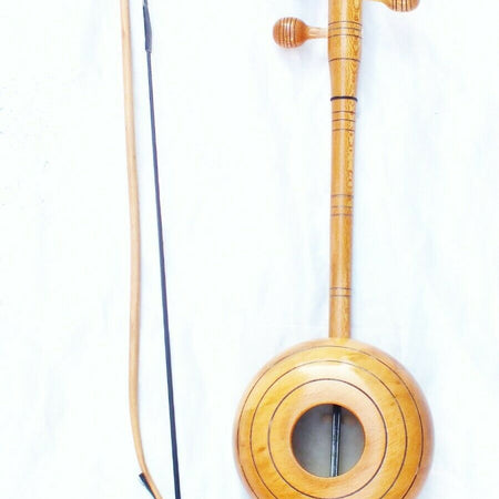 Quality Plane Carved Rebab Rubab W/ A Bow - Bag