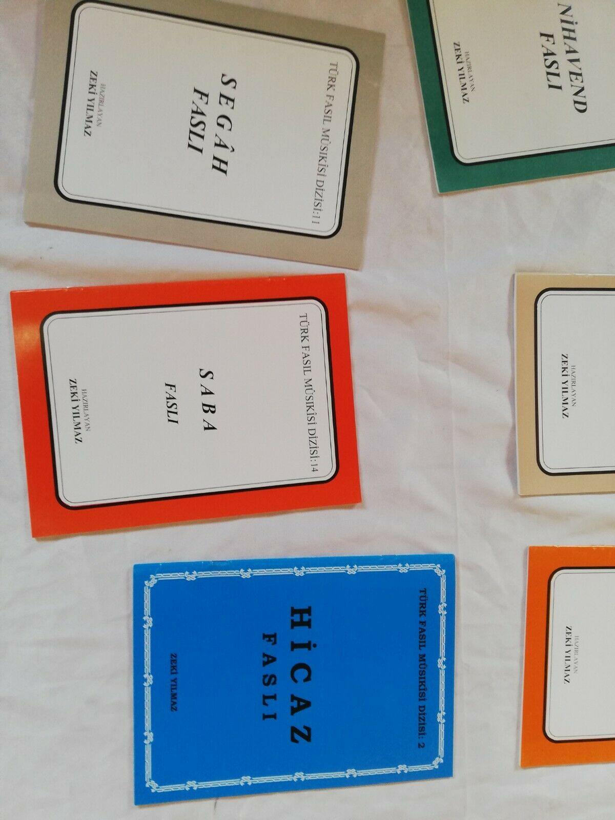 15 Turkish Classical Music Lyric Composition Of Books By Zeki Yilmaz - Unosell Muzik Enstrumanlari