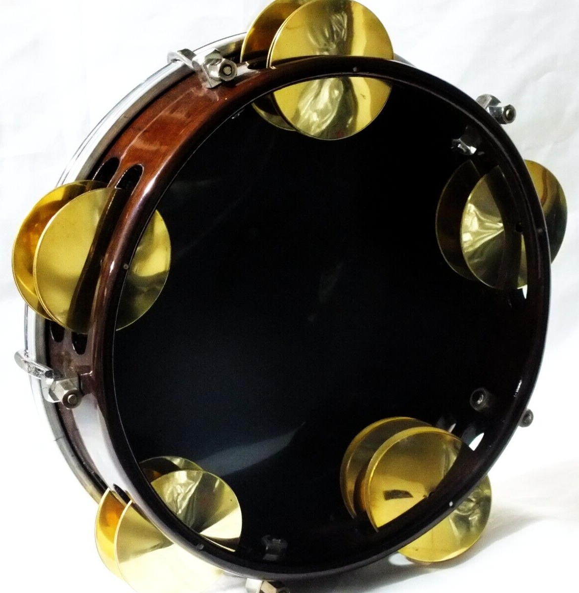 Riq Tef Tambourine Marine W / Cymbals cf1