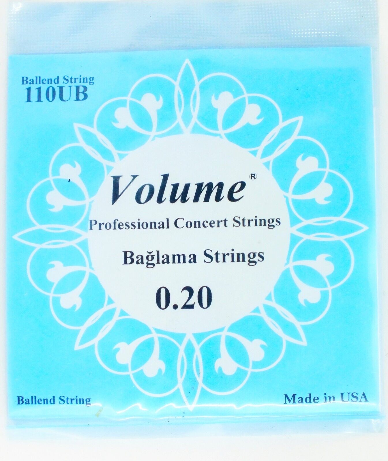 Volume String Set For Long Neck Saz Baglama 0.20 Mm