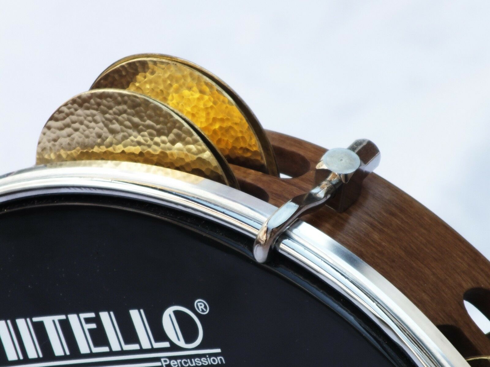 Tef Tambourine Riq Marine W / Punched Cymbals