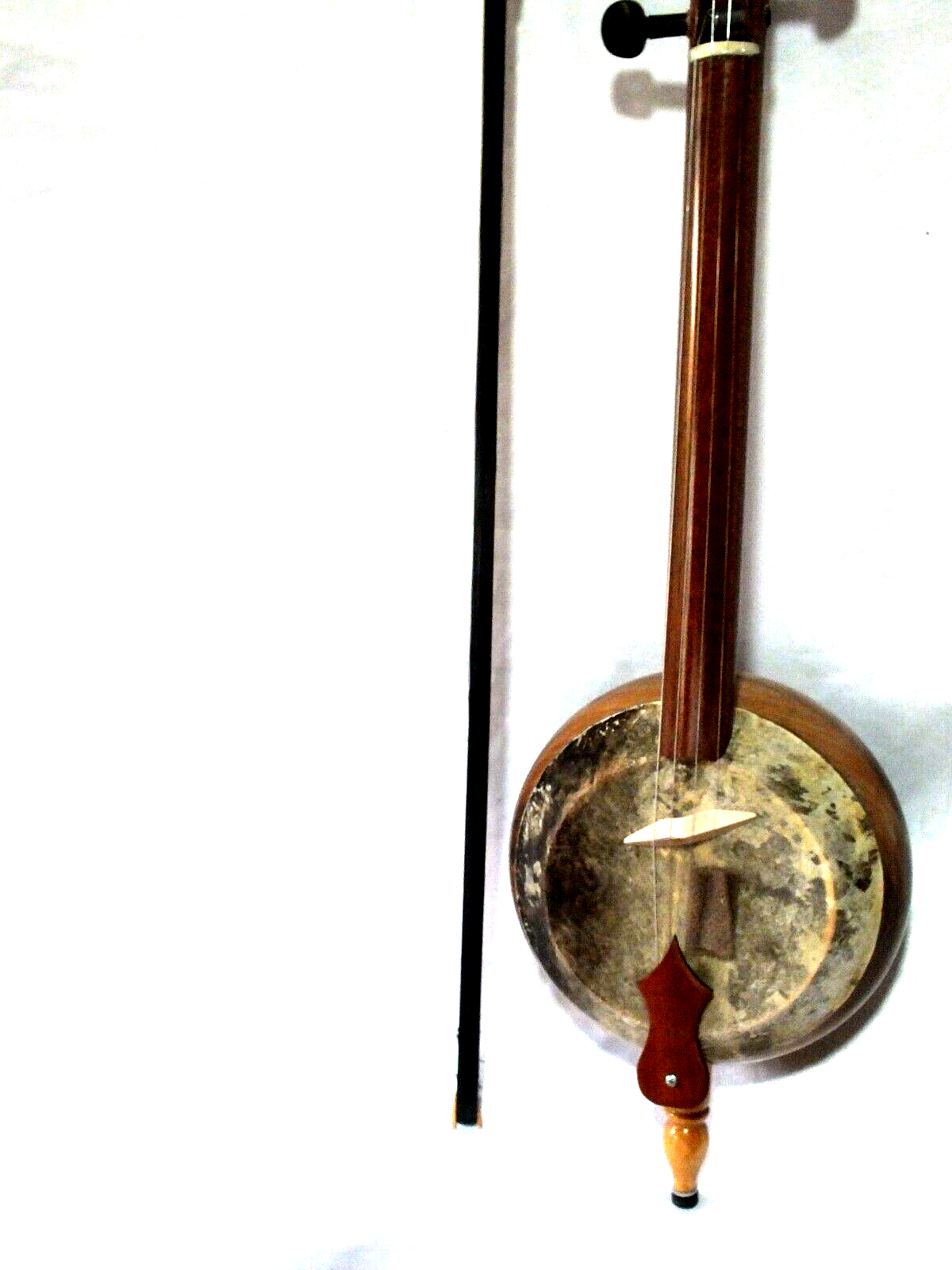 Quality Carved Walnut Wooden Kemane Kamanche Kemence W/ Bag