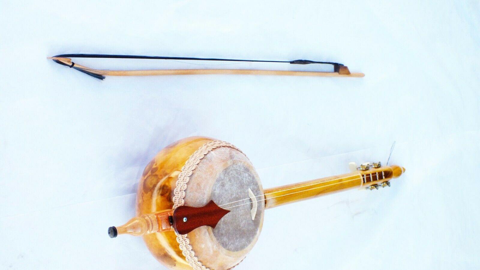 Quality Gourd Kabak Kemane Kemence W/ A Bow - Bag - Unosell Muzik Enstrumanlari