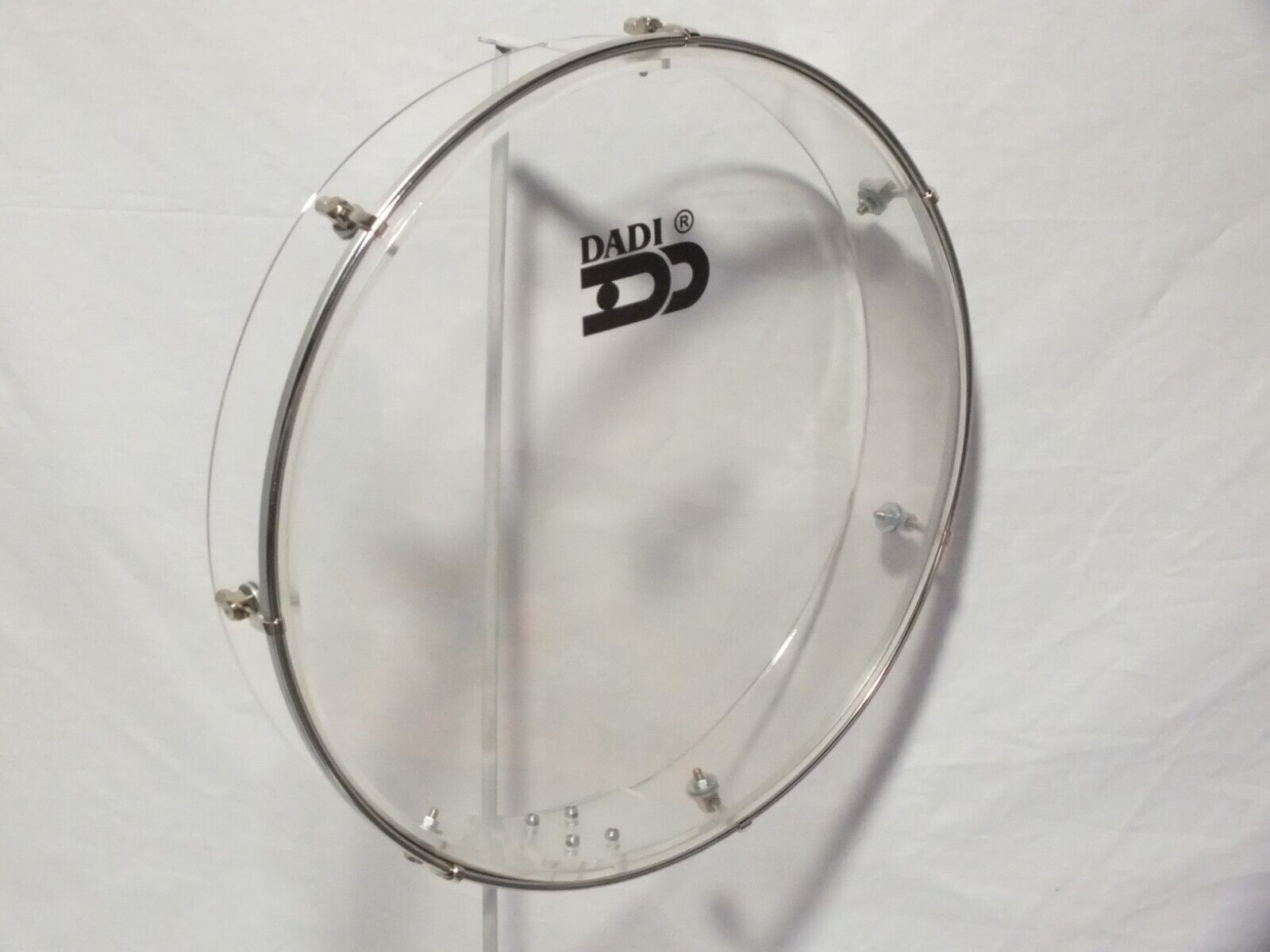 Plexie Glass Clear Frame Drum Bendir Percussion  with Light