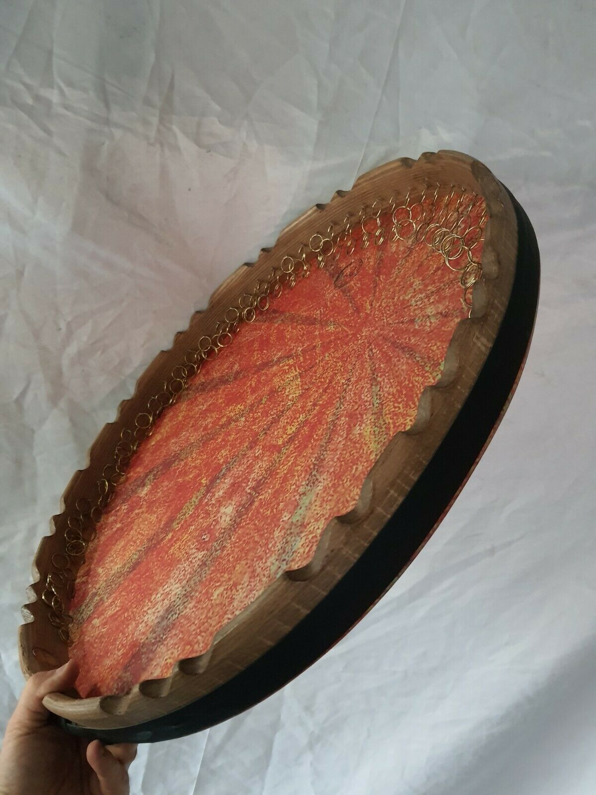 Tambourine Frame Drum Bendir, Daf, Erbane With Case