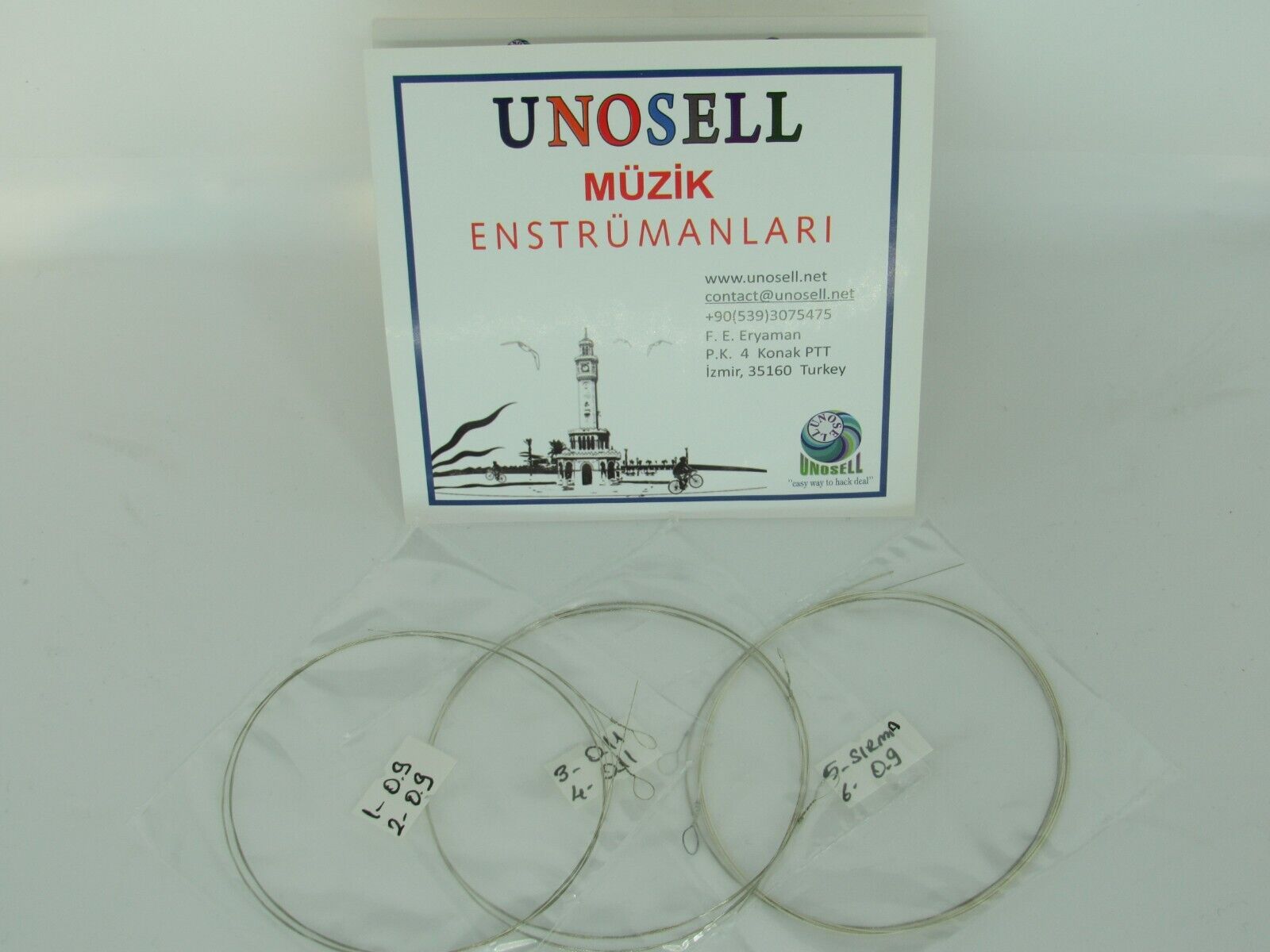 String Set For Greek Musical Instrument Small Curaki Baglamas