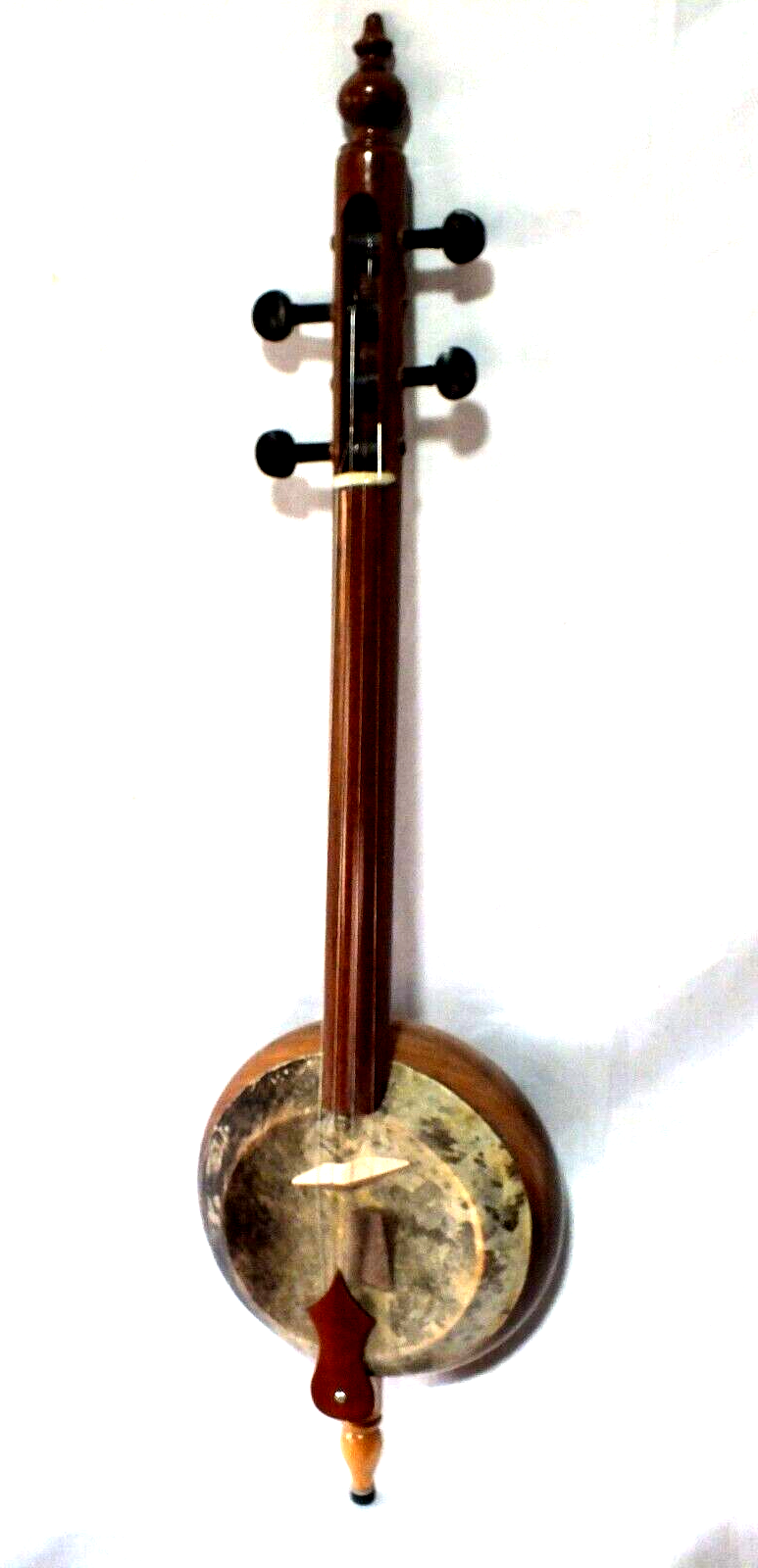 Quality Carved Walnut Wooden Kemane Kamanche Kemence W/ Bag