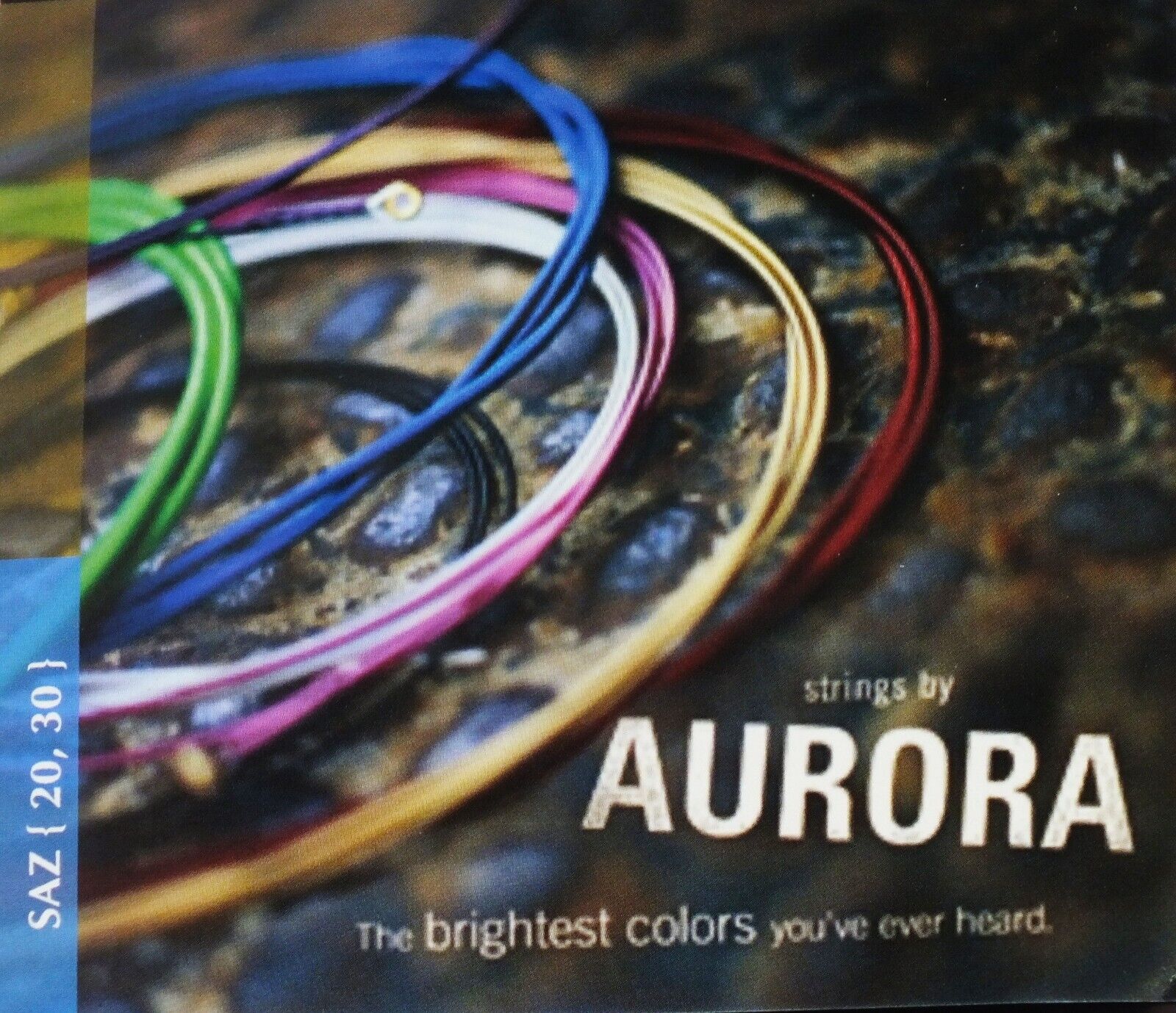 Aurora String Set For Turkish String Instrument Long Neck Saz 0.20 Mm