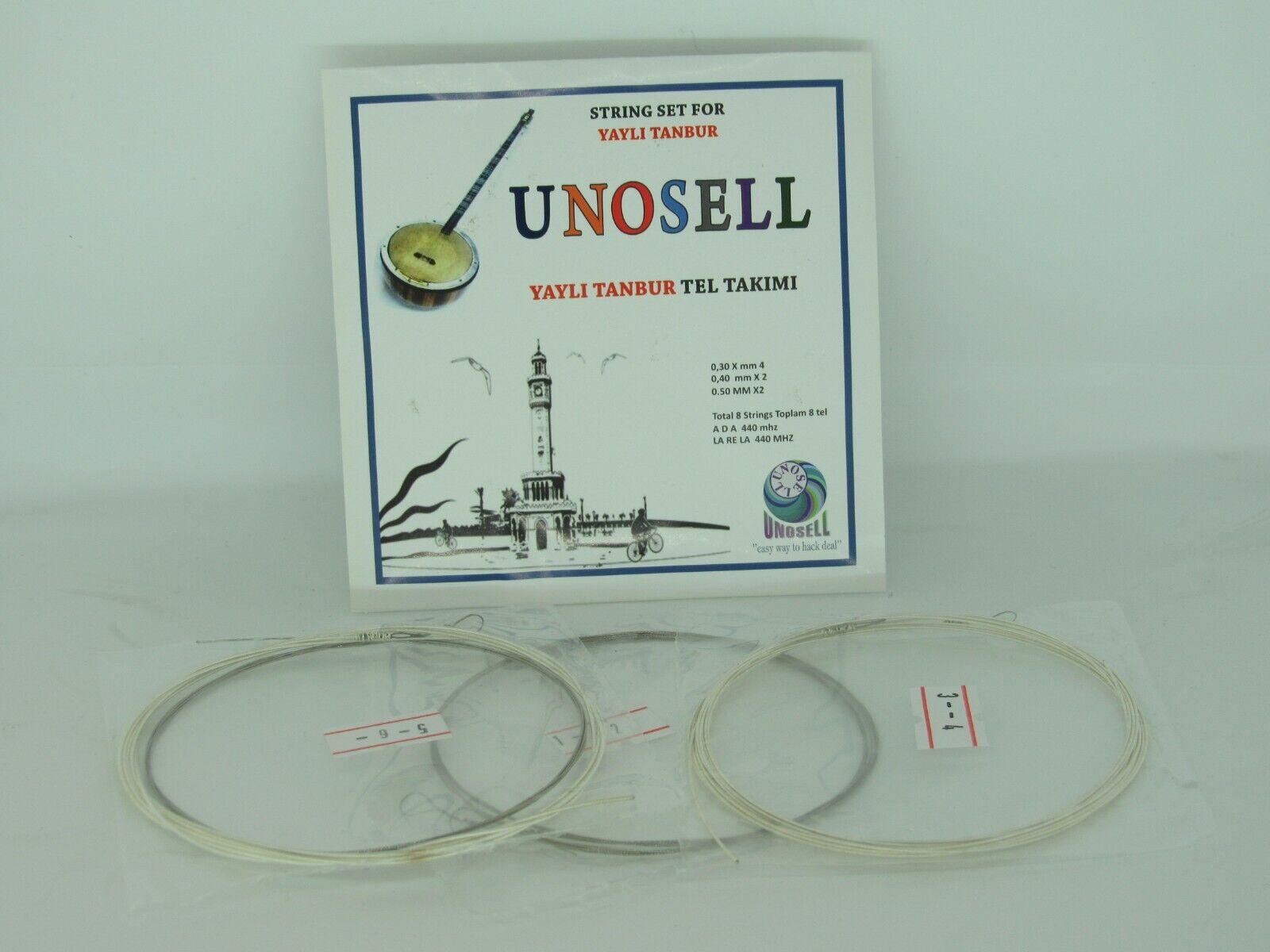 Strings Set For Turkish String Instrument Yayli Tanbur