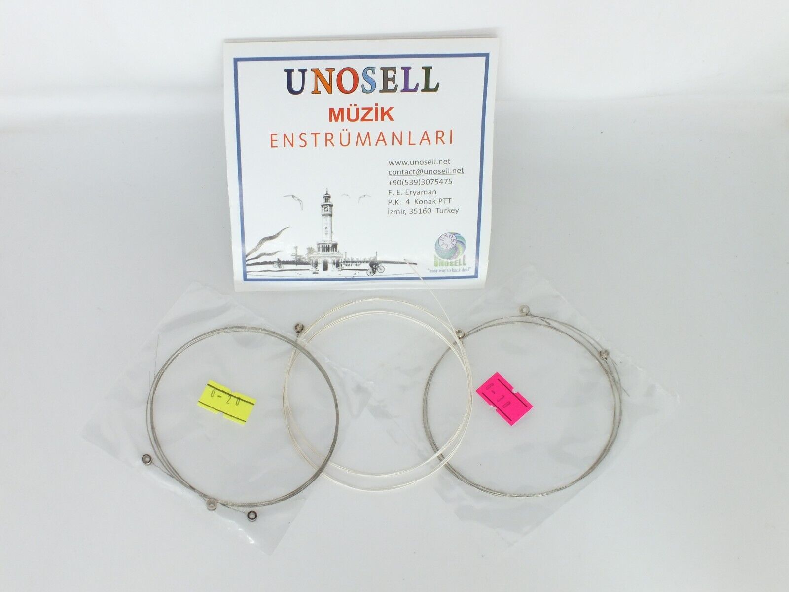 Pyramid String Set With Knob For Turkish String Instrument Long Neck Saz