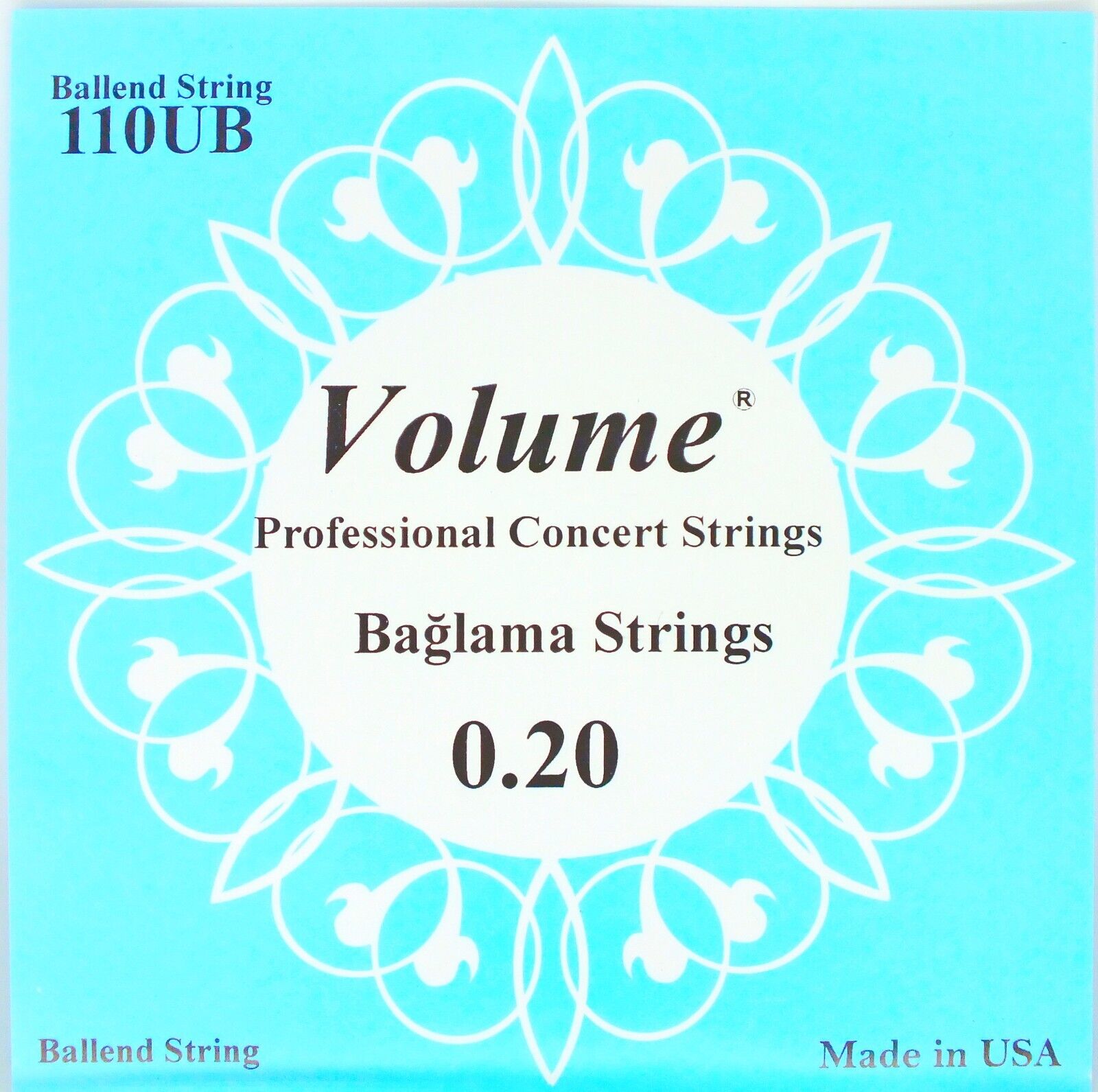 Volume String Set For Long Neck Saz Baglama 0.20 Mm