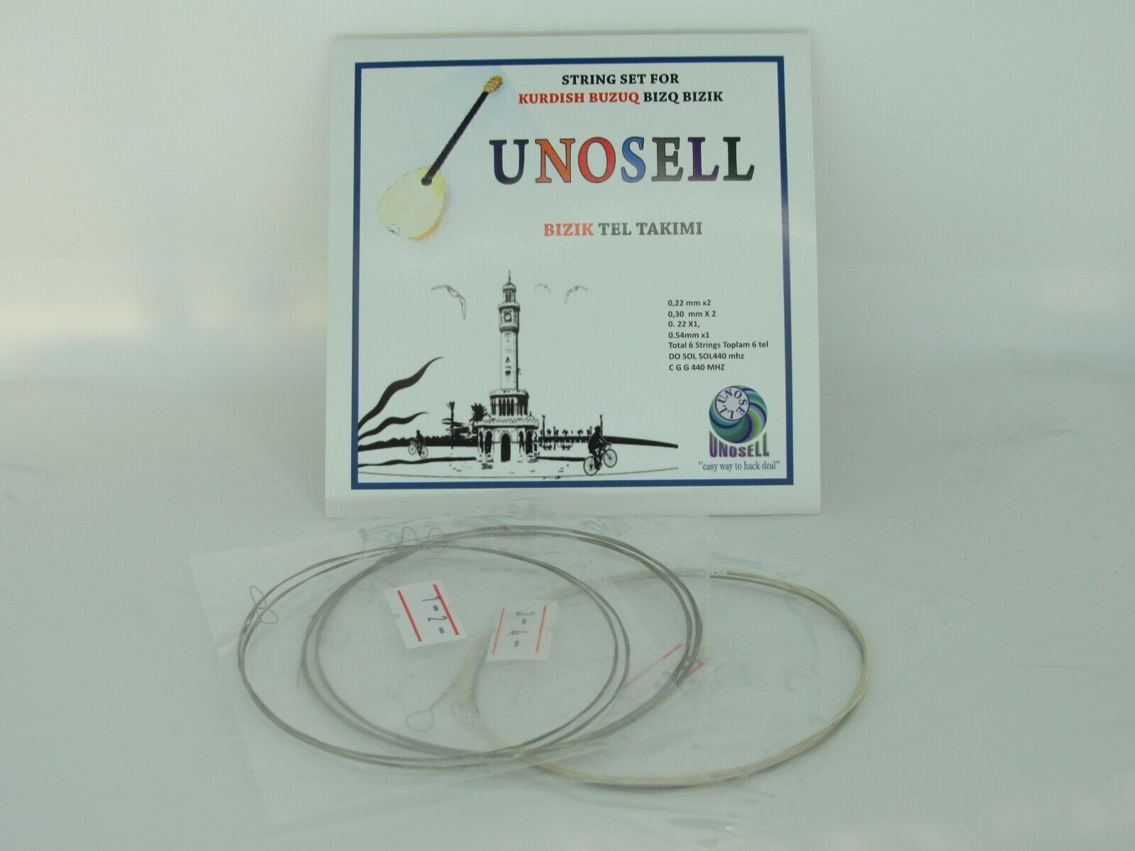 String Set For String Instrument Buzuq Pyramid