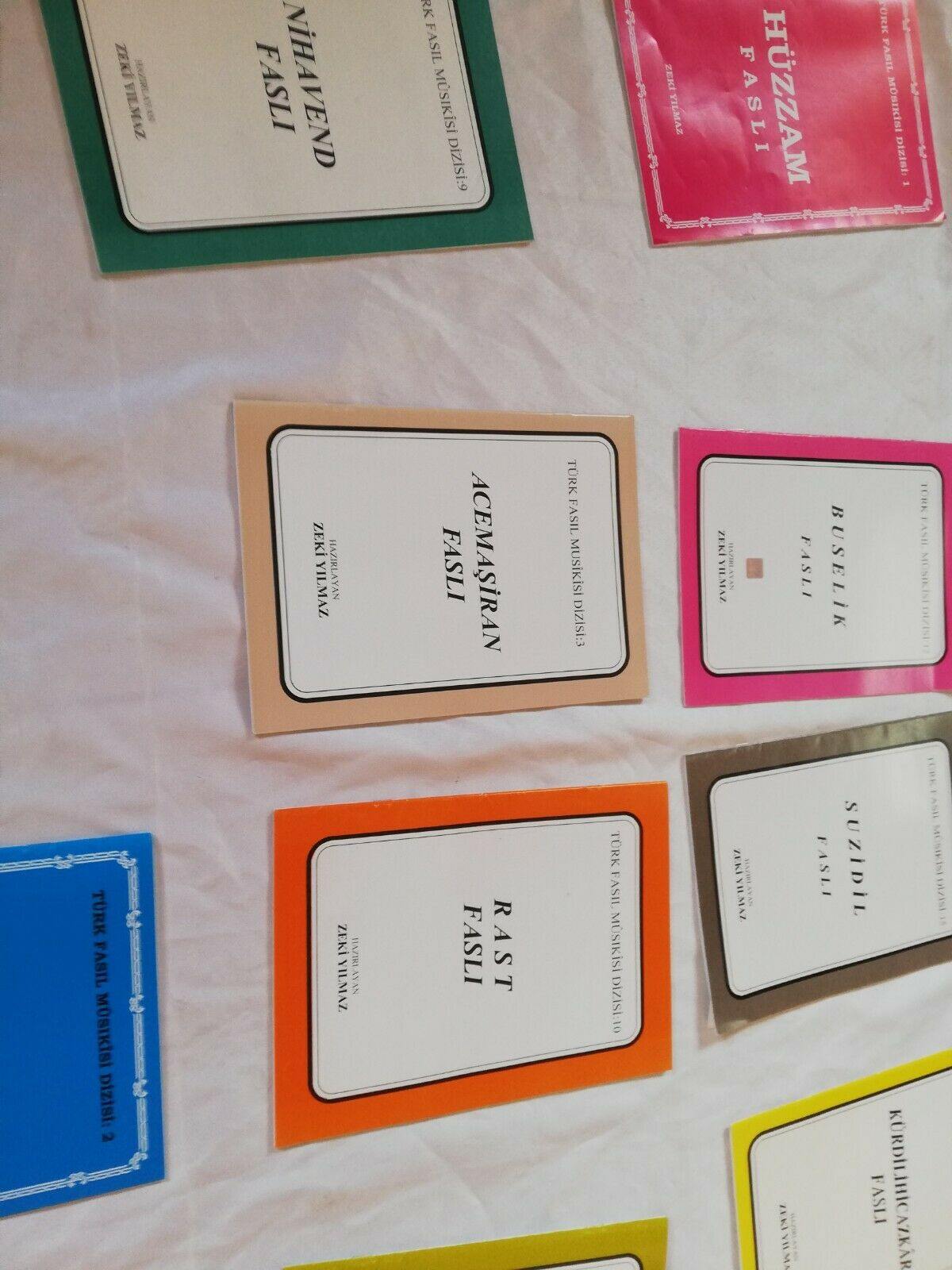 15 Turkish Classical Music Lyric Composition Of Books By Zeki Yilmaz - Unosell Muzik Enstrumanlari