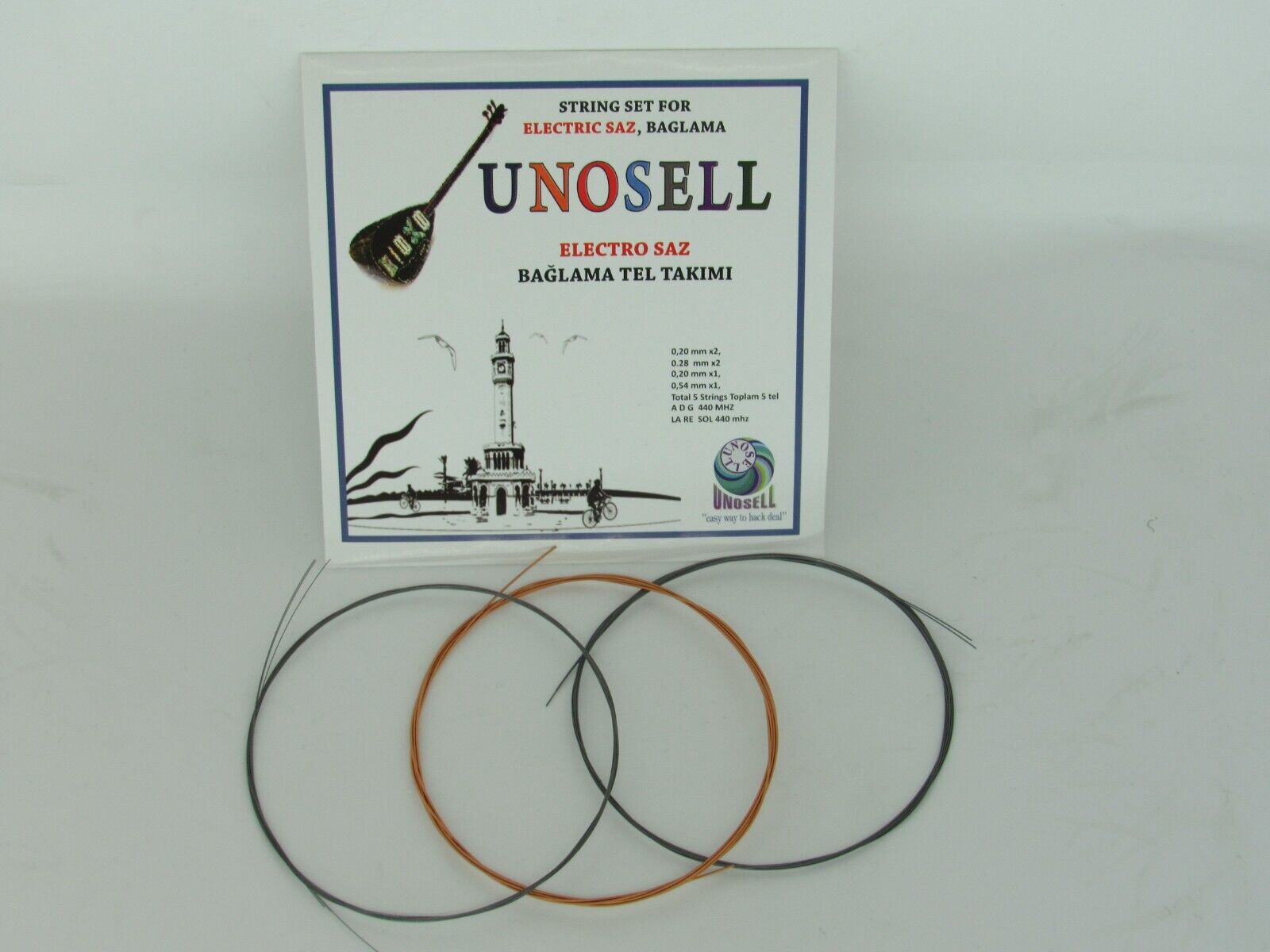 String Set For  String Instrument Long Neck Electric Saz  0.20mm