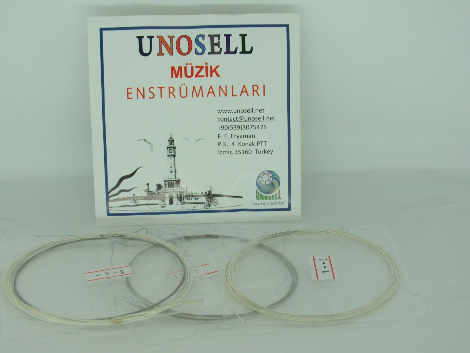 Strings Set For Turkish String Instrument Yayli Tanbur