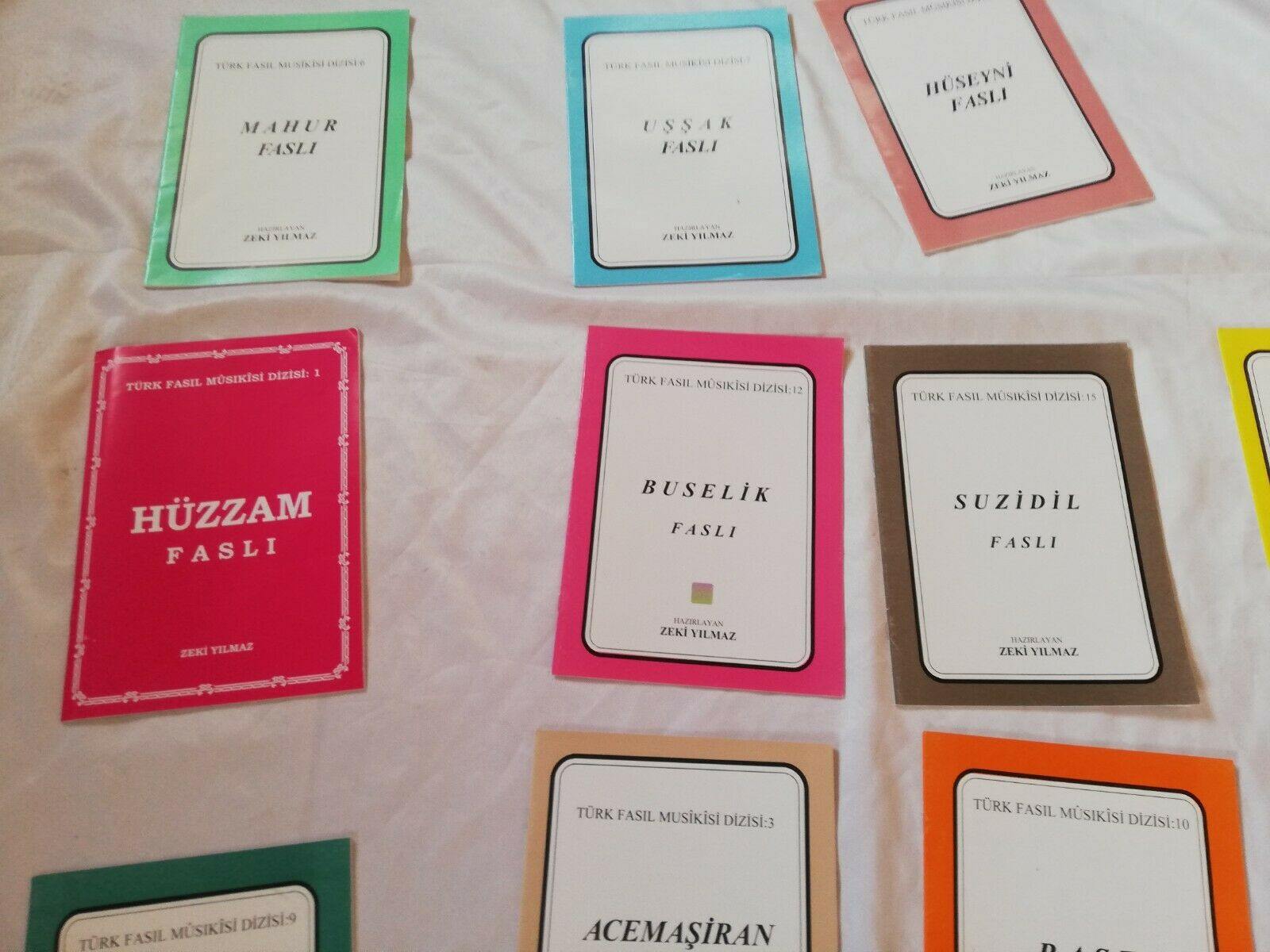 15 Turkish Classical Music Lyric Composition Of Books By Zeki Yilmaz - Unosell Muzik Enstrumanlari