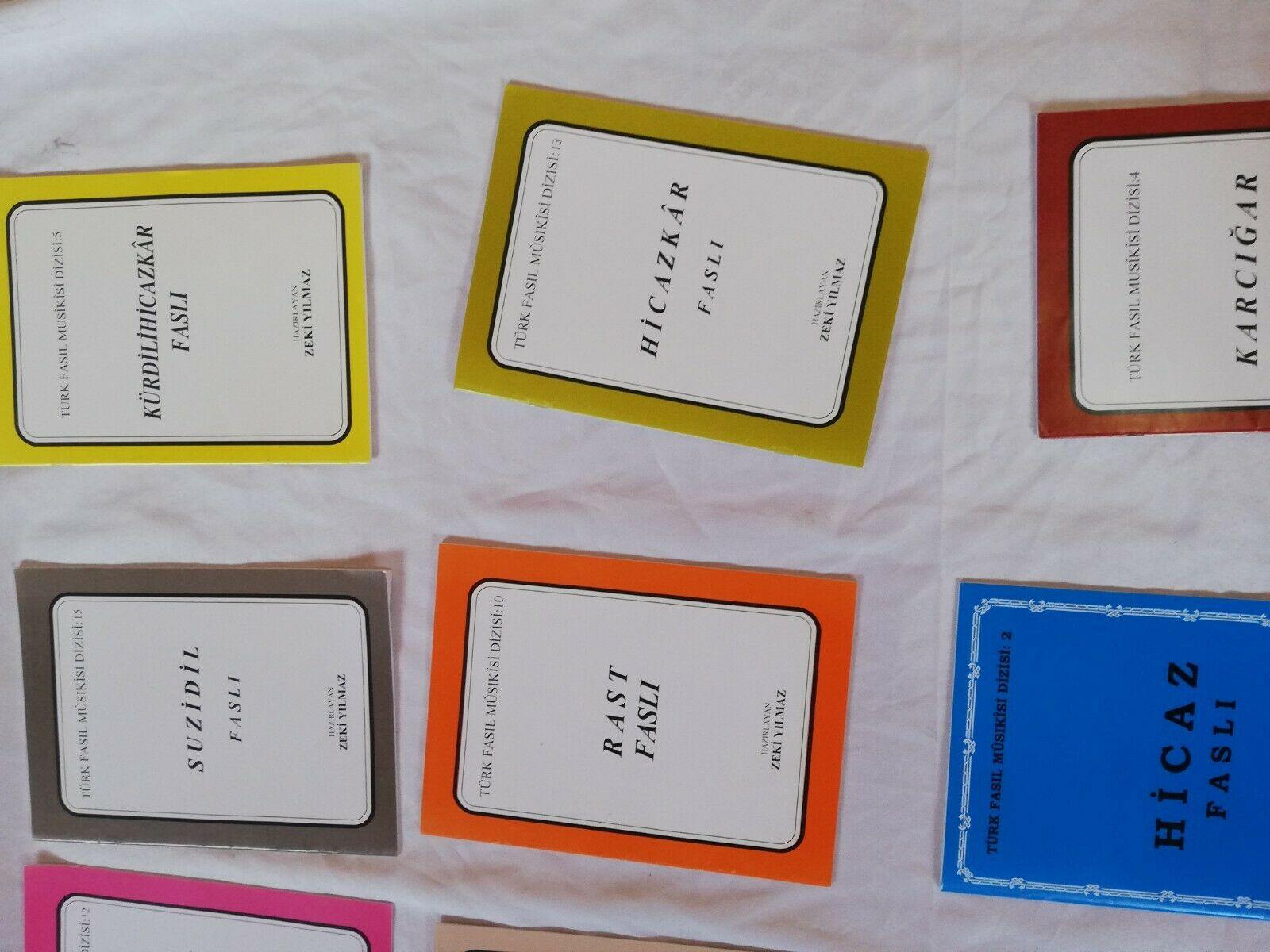 15 Turkish Classical Music Lyric Composition Of Books By Zeki Yilmaz - Unosell Muzik Enstrumanlari