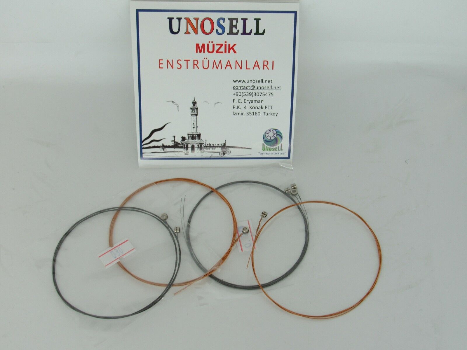 String Set With Knob For String Instrument Long Neck Electric Electro Saz