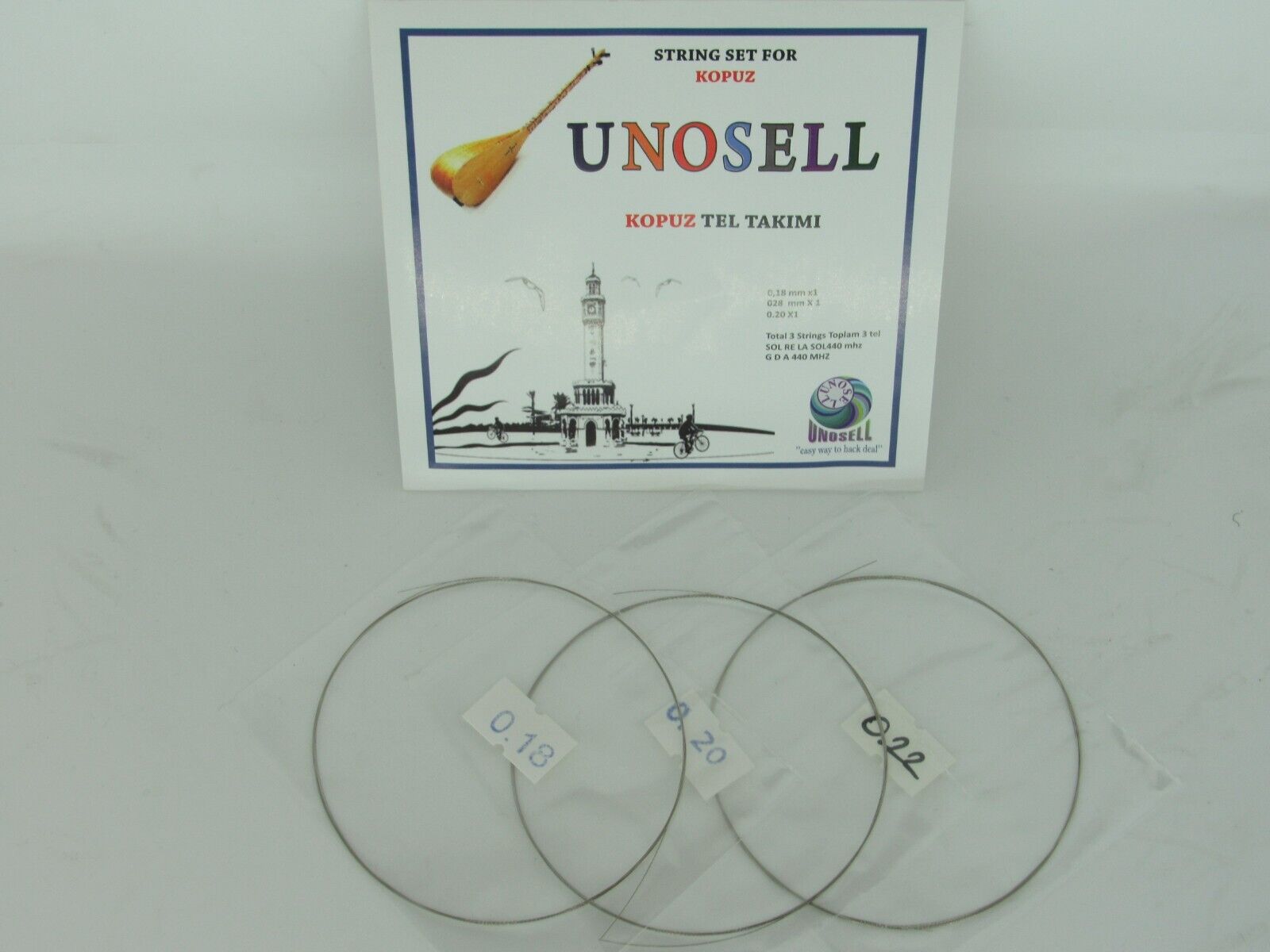 String Set For Turkish String Instrument Kopuz Saz