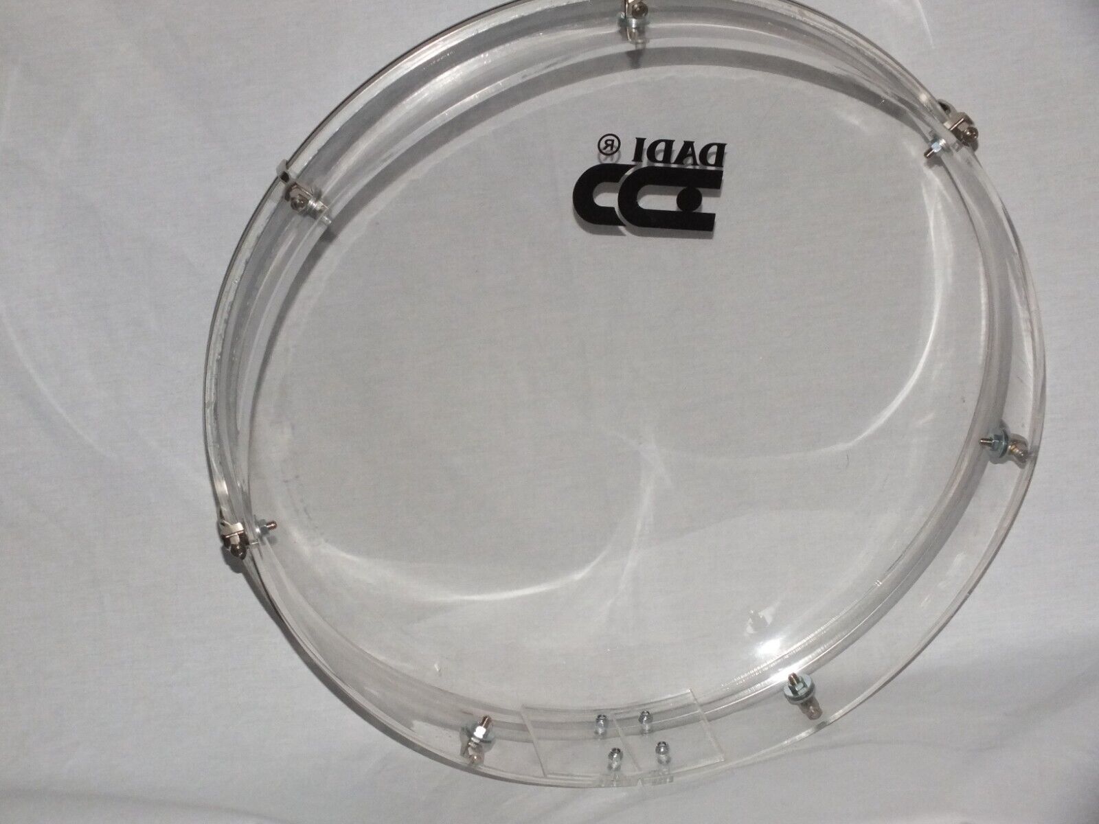 Plexie Glass Clear Frame Drum Bendir Percussion  with Light