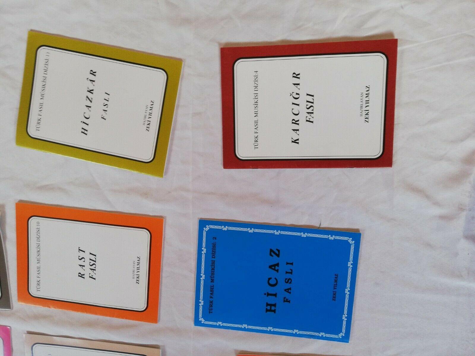 15 Turkish Classical Music Lyric Composition Of Books By Zeki Yilmaz - Unosell Muzik Enstrumanlari