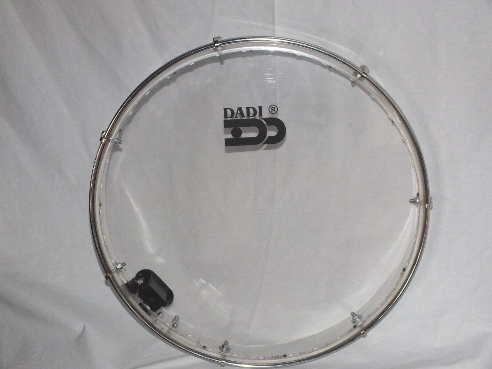 Plexie Glass Clear Frame Drum Bendir Percussion  with Light