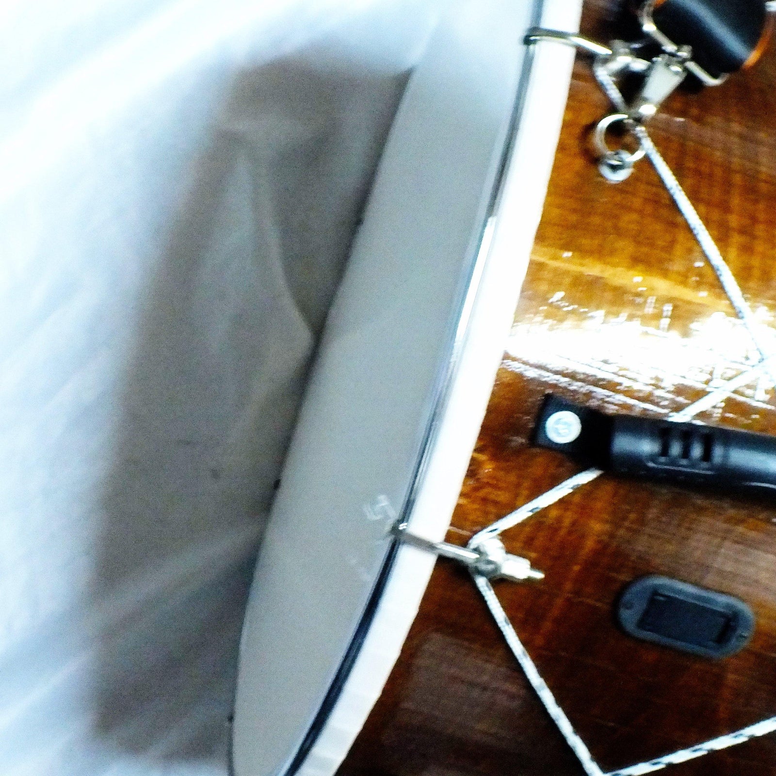 20" Percussion Drum Davul W/ Metal Clips And Light - Unosell Muzik Enstrumanlari